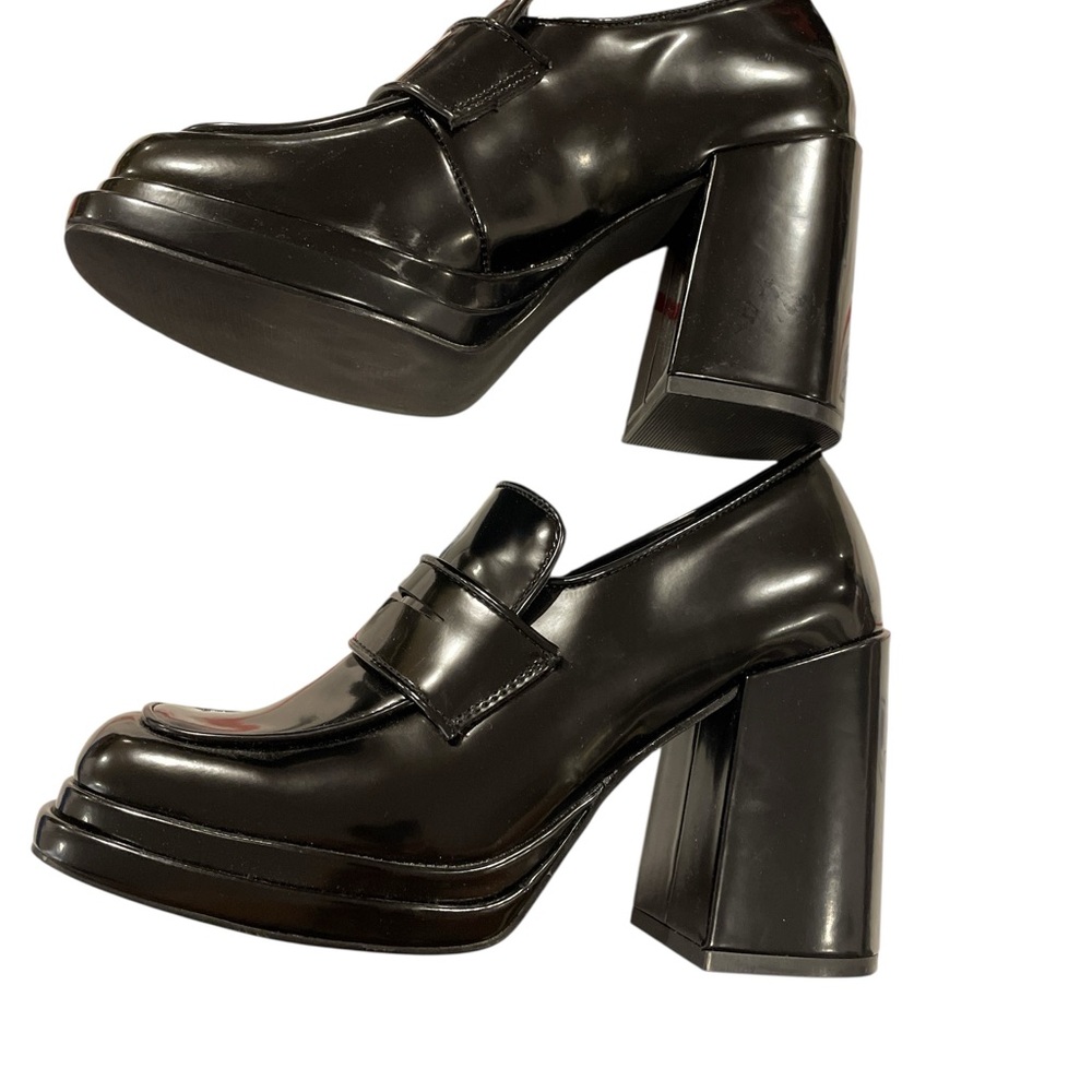 Steve Madden Black Loafers Slip-On Pingo Classic Design size 6M - Picture 3 of 8